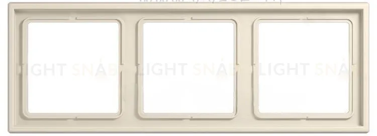 Рамка 3 Jung LS 990 Les Couleurs Le Corbusier blank ivoire LC9834320B LC9834320B