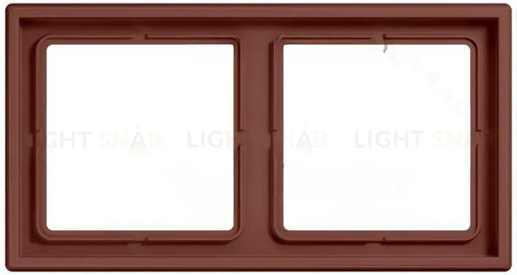 Рамка 2 Jung LS 990 Les Couleurs Le Corbusier terre sienne brulee 31 LC98232120 LC98232120