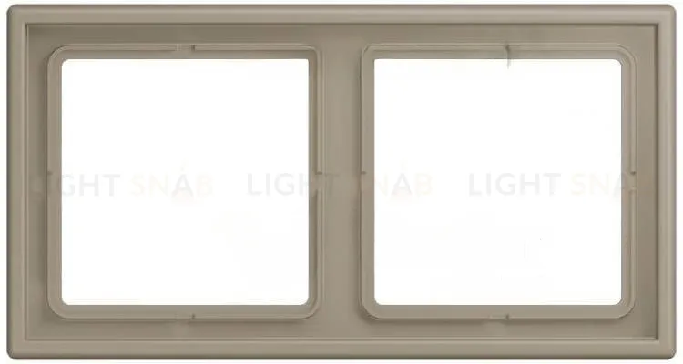 Рамка 2 Jung LS 990 Les Couleurs Le Corbusier ombre naturelle moyenne LC98232141 LC98232141