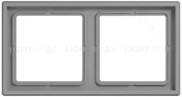 Рамка 2 Jung LS 990 Les Couleurs Le Corbusier gris 31 LC98232011 LC98232011