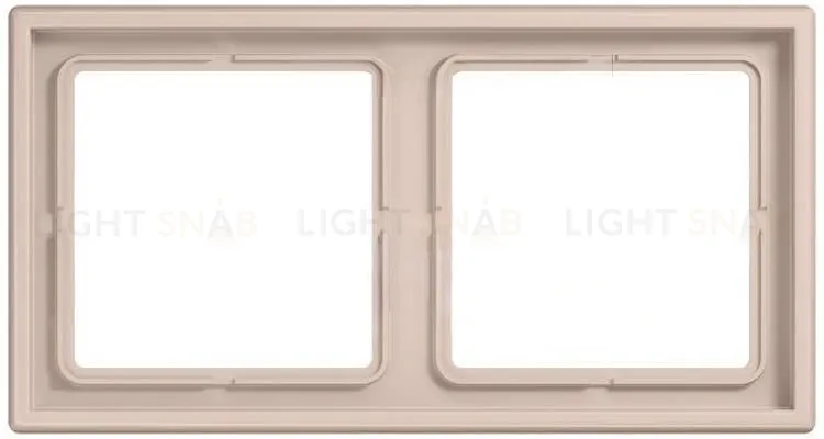 Рамка 2 Jung LS 990 Les Couleurs Le Corbusier ombre brulee claire LC98232131 LC98232131