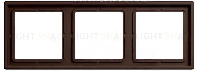 Рамка 3 Jung LS 990 Les Couleurs Le Corbusier terre d'hombre brulee 31 LC98332130 LC98332130