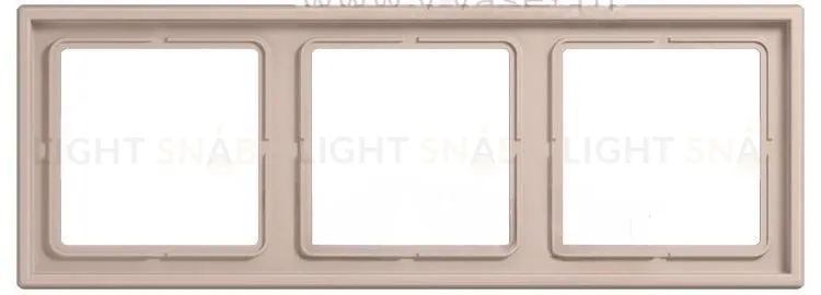 Рамка 3 Jung LS 990 Les Couleurs Le Corbusier ombre brulee claire LC98332131 LC98332131