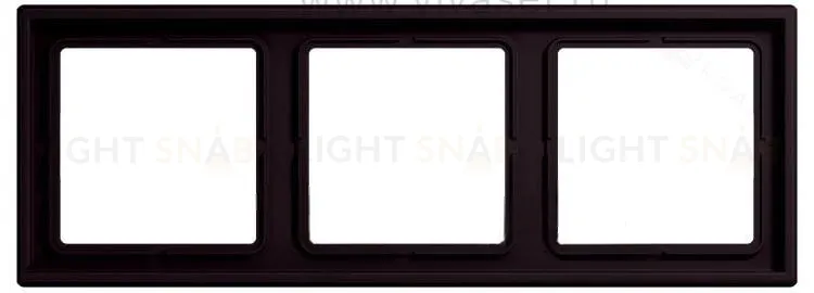 Рамка 3 Jung LS 990 Les Couleurs Le Corbusier noir d'ivoire LC9834320E LC9834320E