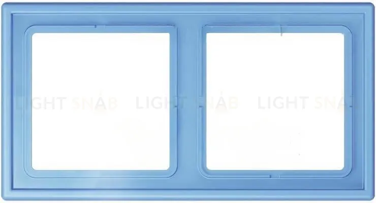 Рамка 2 Jung LS 990 Les Couleurs Le Corbusier bleu ceruleen 59 LC9824320N LC9824320N