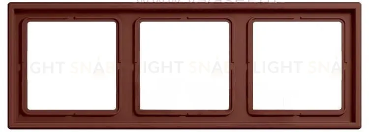 Рамка 3 Jung LS 990 Les Couleurs Le Corbusier terre sienne brulee 31 LC98332120 LC98332120