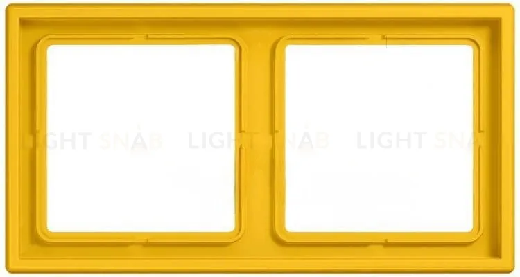Рамка 2 Jung LS 990 Les Couleurs Le Corbusier le jaune vif LC9824320W LC9824320W