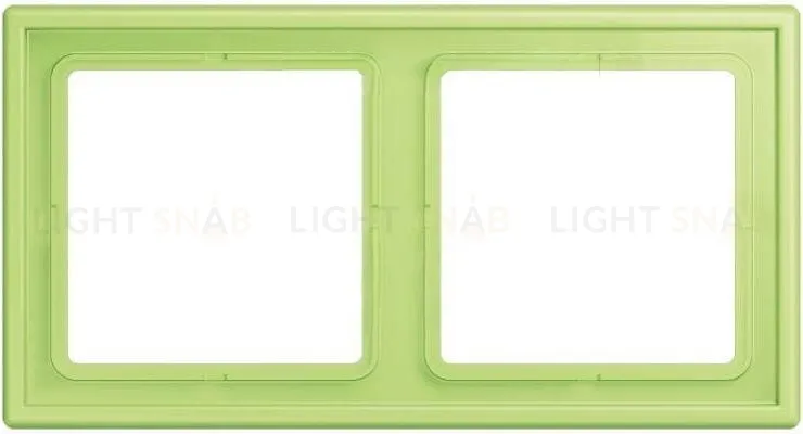 Рамка 2 Jung LS 990 Les Couleurs Le Corbusier vert clair LC98232052 LC98232052