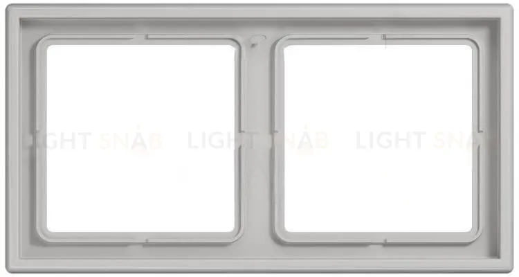 Рамка 2 Jung LS 990 Les Couleurs Le Corbusier gris clair 31 LC98232013 LC98232013
