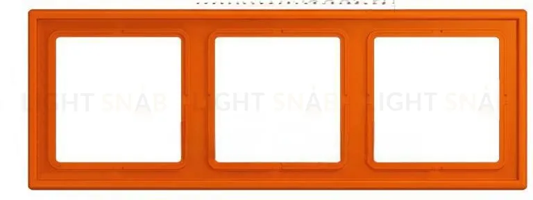 Рамка 3 Jung LS 990 Les Couleurs Le Corbusier orange vif LC9834320S LC9834320S