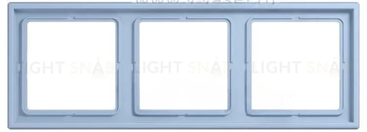 Рамка 3 Jung LS 990 Les Couleurs Le Corbusier outremer moyen LC98332021 LC98332021