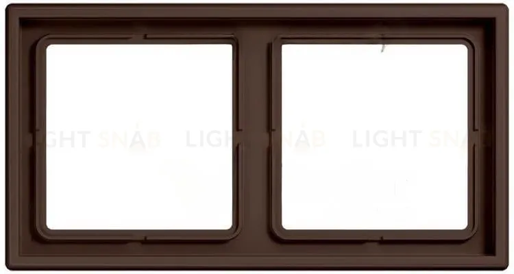 Рамка 2 Jung LS 990 Les Couleurs Le Corbusier terre d'hombre brulee 31 LC98232130 LC98232130