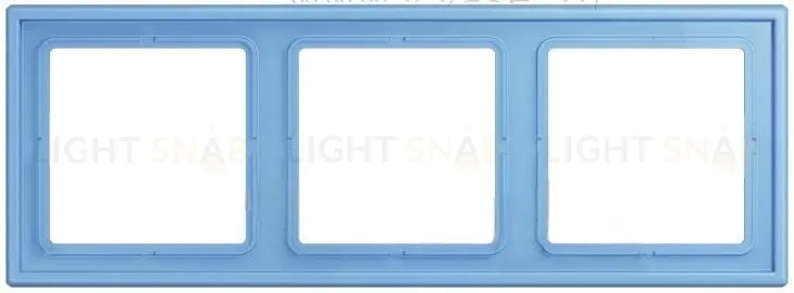 Рамка 3 Jung LS 990 Les Couleurs Le Corbusier bleu ceruleen 59 LC9834320N LC9834320N
