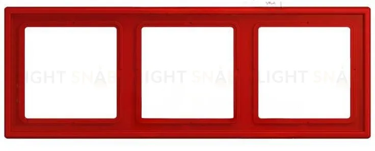 Рамка 3 Jung LS 990 Les Couleurs Le Corbusier rouge vermillon 31 LC98332090 LC98332090