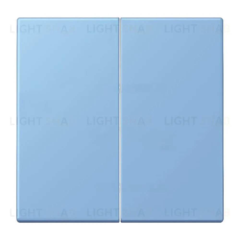 Переключатель 2 клавишный Jung LS 990 Les Couleurs Le Corbusier bleu ceruleen 59 509u+LC9954320N 509u + LC9954320N