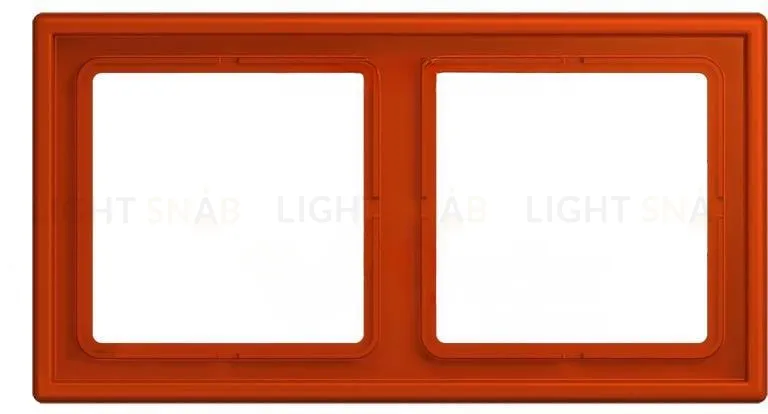 Рамка 2 Jung LS 990 Les Couleurs Le Corbusier rouge vermillon 59 LC9824320A LC9824320A