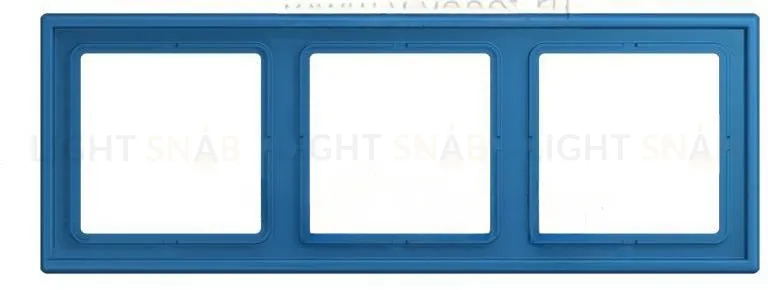 Рамка 3 Jung LS 990 Les Couleurs Le Corbusier bleu ceruleen 31 LC98332030 LC98332030