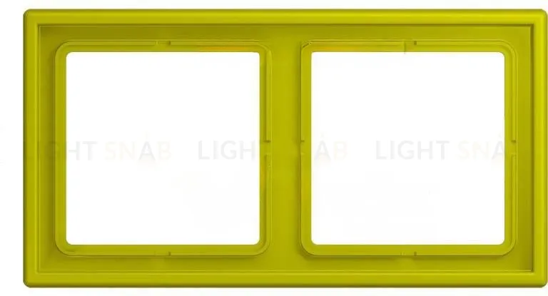 Рамка 2 Jung LS 990 Les Couleurs Le Corbusier vert olive vif LC9824320F LC9824320F
