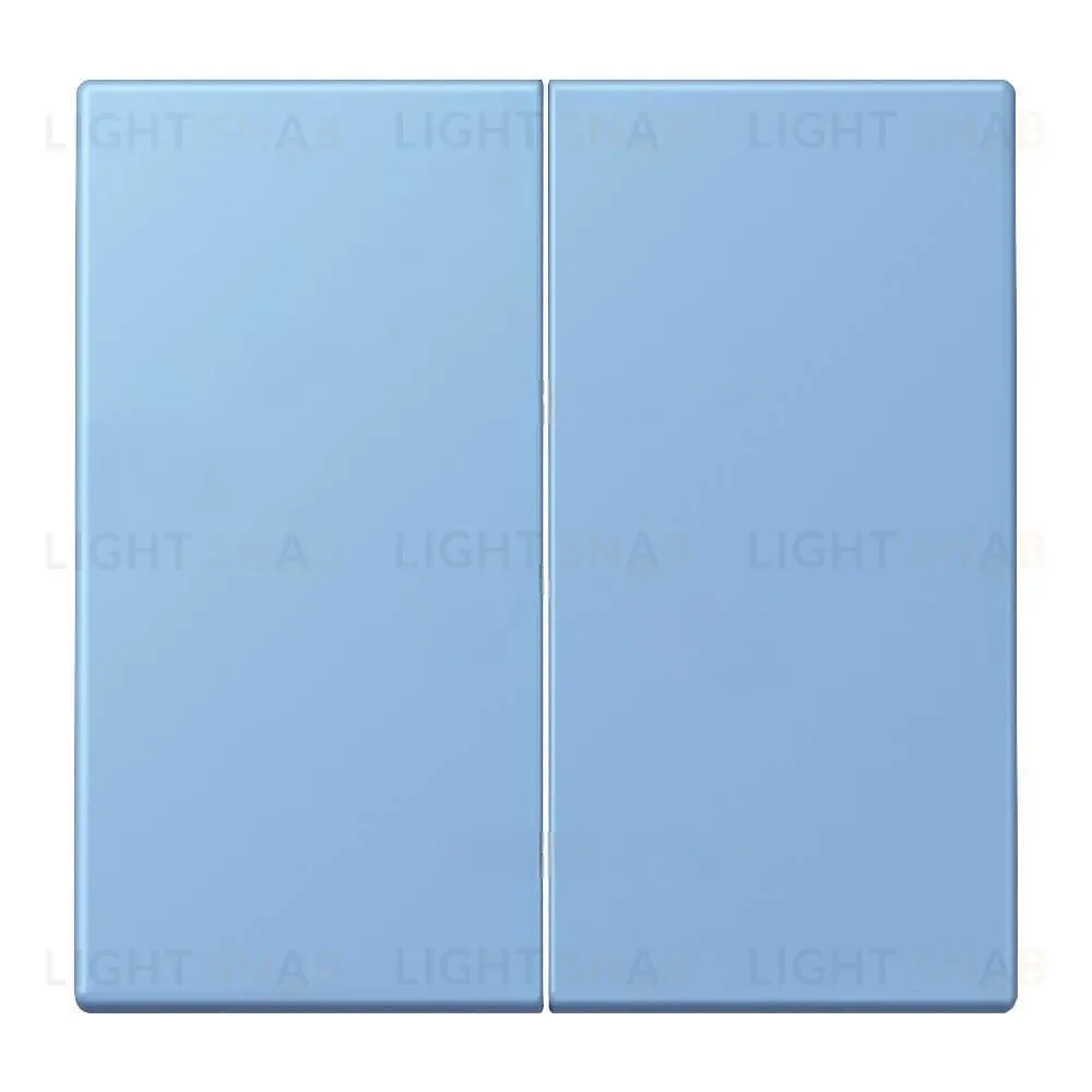 Выключатель 2 клавишный Jung LS 990 Les Couleurs Le Corbusier bleu ceruleen 59 505u+LC9954320N 505u + LC9954320N