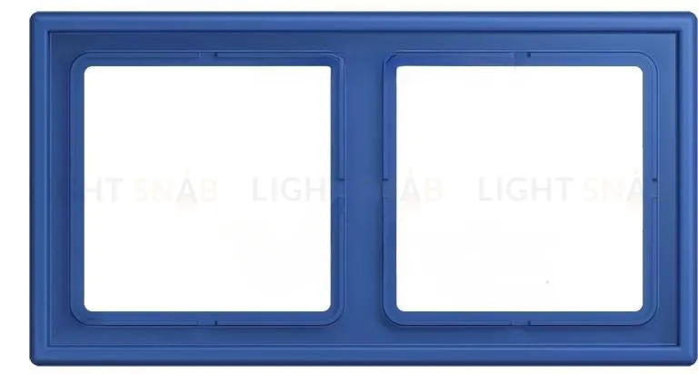 Рамка 2 Jung LS 990 Les Couleurs Le Corbusier bleu outremer 59 LC9824320K LC9824320K