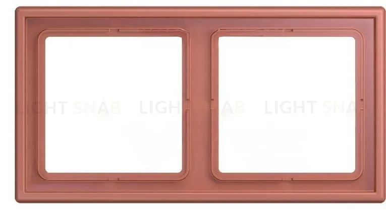 Рамка 2 Jung LS 990 Les Couleurs Le Corbusier terre sienne brique LC98232121 LC98232121