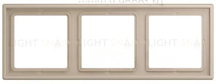 Рамка 3 Jung LS 990 Les Couleurs Le Corbusier ombre naturelle claire LC98332142 LC98332142