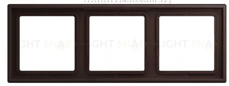 Рамка 3 Jung LS 990 Les Couleurs Le Corbusier terre d'ombre brulee 59 LC9834320J LC9834320J