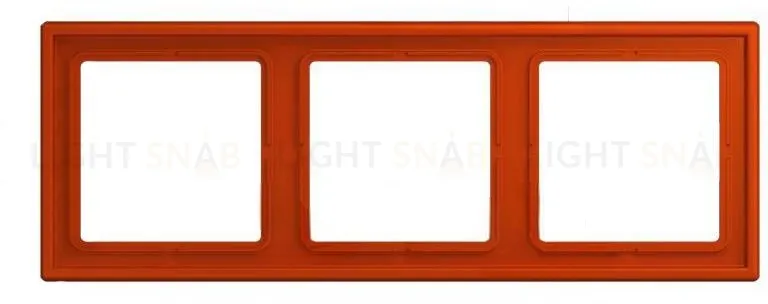Рамка 3 Jung LS 990 Les Couleurs Le Corbusier rouge vermillon 59 LC9834320A LC9834320A