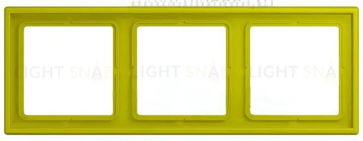 Рамка 3 Jung LS 990 Les Couleurs Le Corbusier vert olive vif LC9834320F LC9834320F