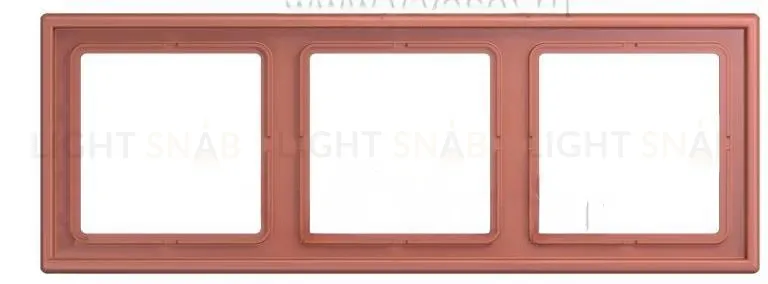 Рамка 3 Jung LS 990 Les Couleurs Le Corbusier terre sienne brique LC98332121 LC98332121