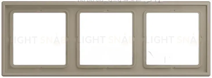 Рамка 3 Jung LS 990 Les Couleurs Le Corbusier ombre naturelle moyenne LC98332141 LC98332141