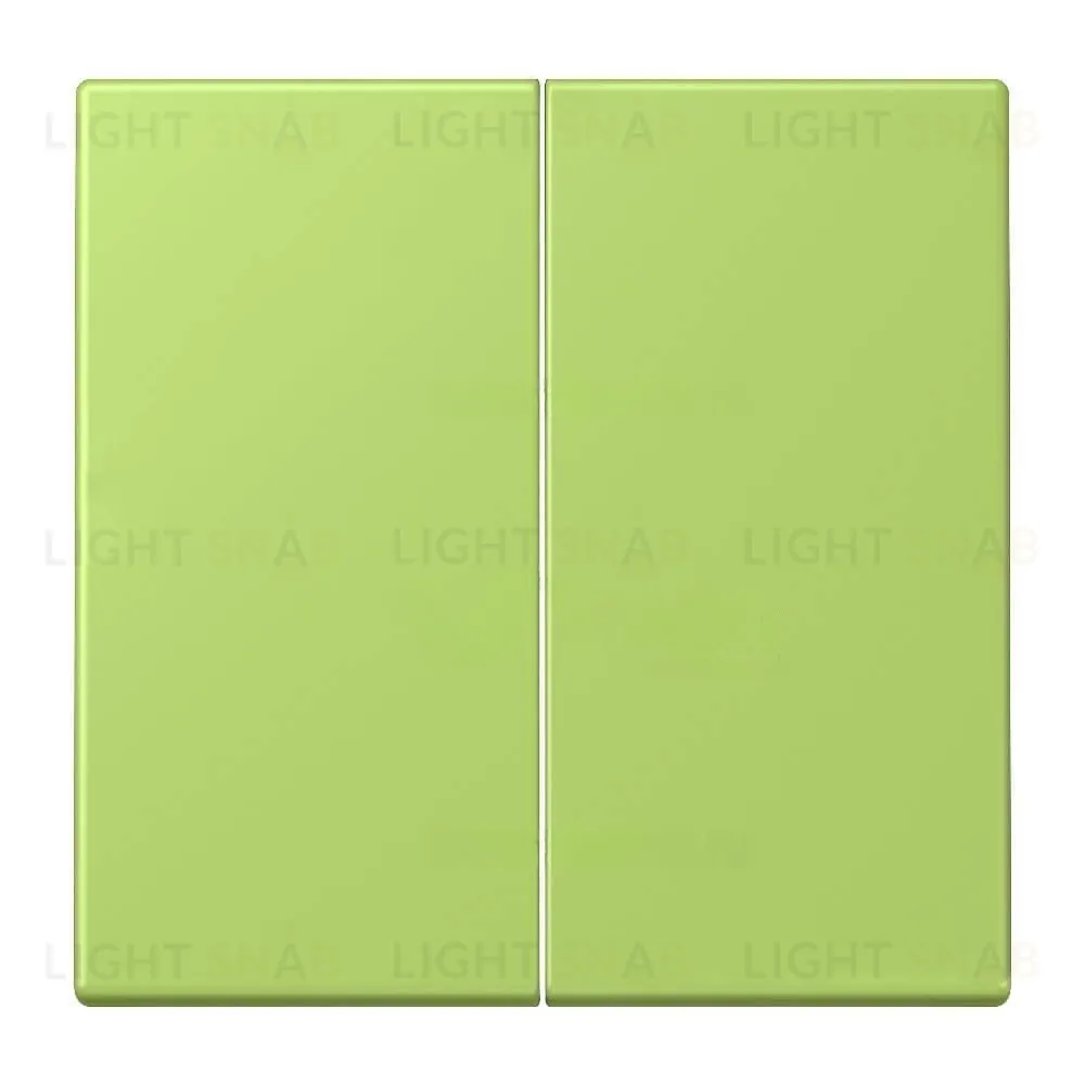 Переключатель 2 клавишный Jung LS 990 Les Couleurs Le Corbusier vert clair 509u+LC99532052 509u + LC99532052