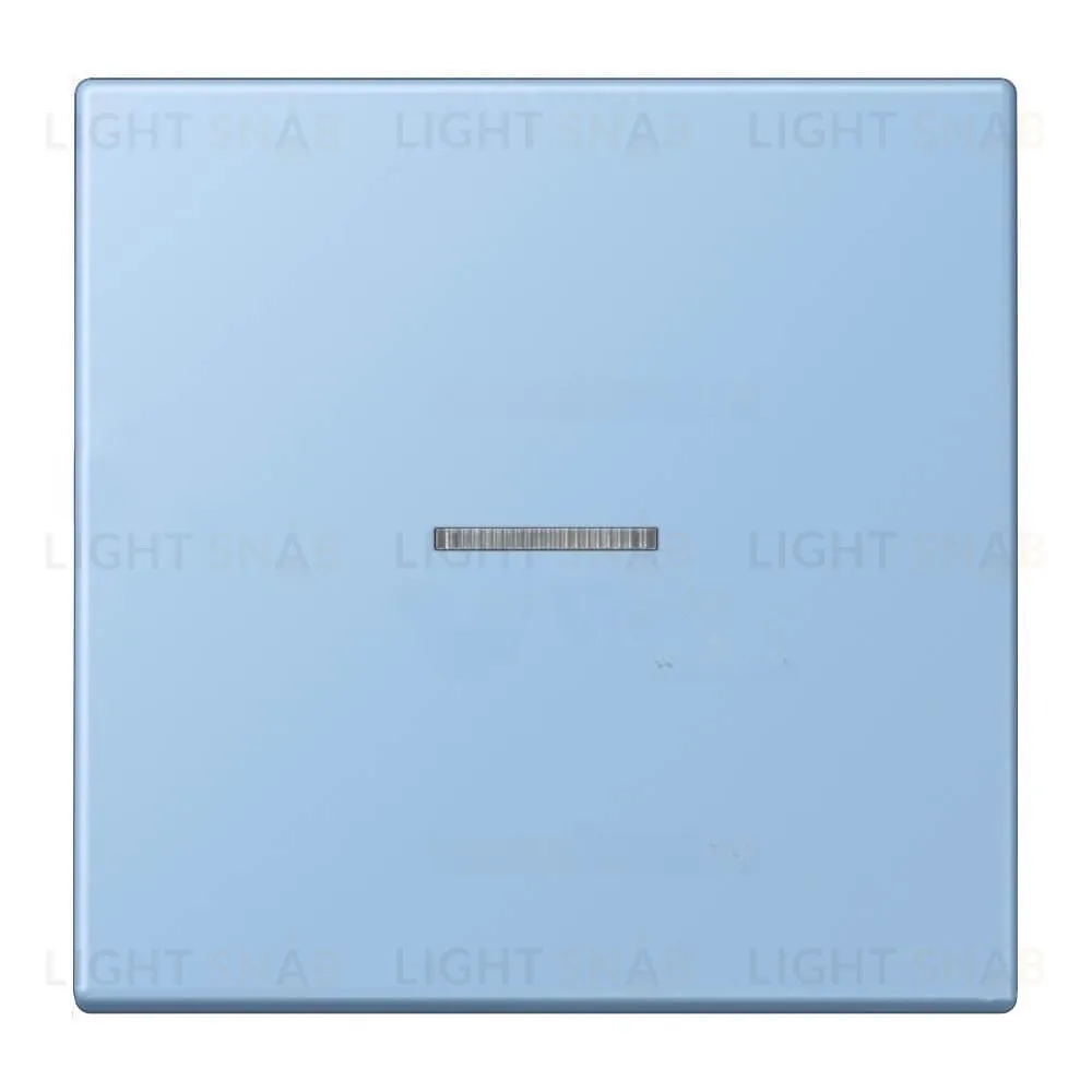 Переключатель 1 клавишный с подсветкой Jung LS 990 Les Couleurs Le Corbusier outremer moyen 506u+90+LC990KO532021 506u + 90 + LC990KO532021