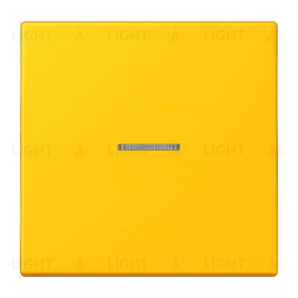 Выключатель 1 клавишный с подсветкой Jung LS 990 Les Couleurs Le Corbusier le jaune vif 501u+90+LC990KO54320W 501u + 90 + LC990KO54320W