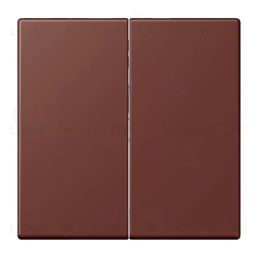 Выключатель 2 клавишный Jung LS 990 Les Couleurs Le Corbusier terre sienne brulee 31 505u+LC99532120 505u + LC99532120