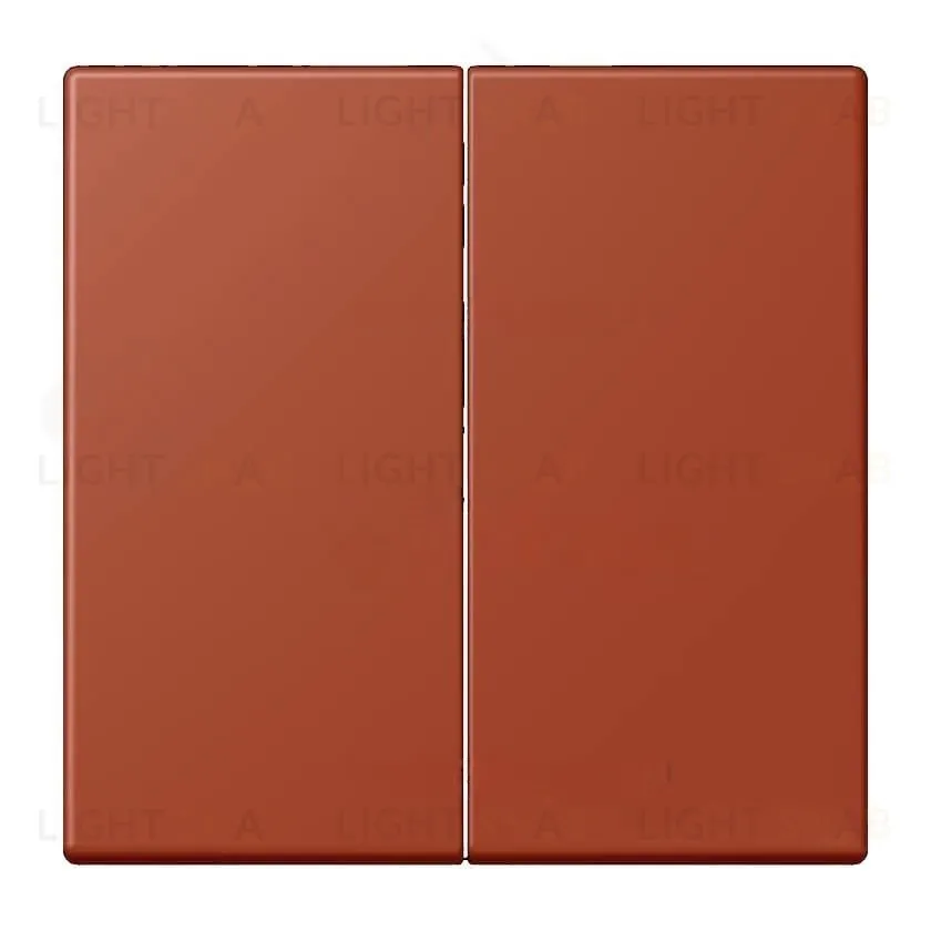 Кнопочный переключатель 2 клавишный Jung LS 990 Les Couleurs Le Corbusier l'ocre rouge 509TU+LC99532110 509TU + LC99532110