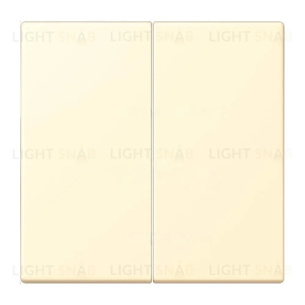 Кнопочный выключатель 2 клавишный Jung LS 990 Les Couleurs Le Corbusier blanc 505TU+LC99532001 505TU + LC99532001