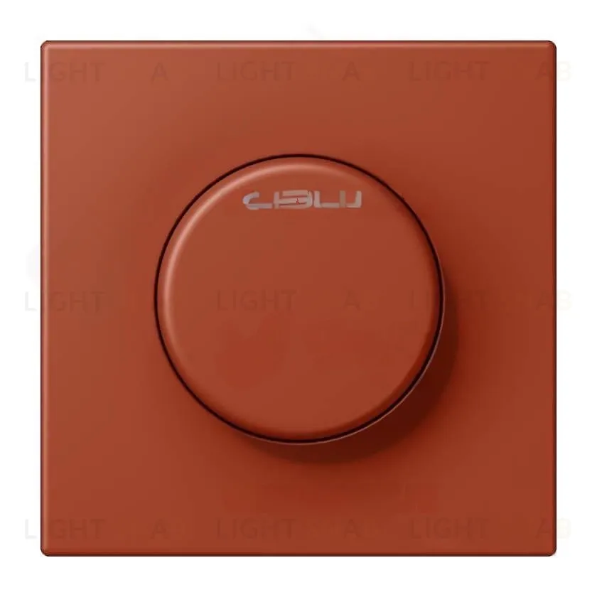 Светорегулятор поворотно-нажимной 100-1000 Вт. Jung Le Corbusier l'ocre rouge 211GDE+LC194032110 211GDE + LC194032110
