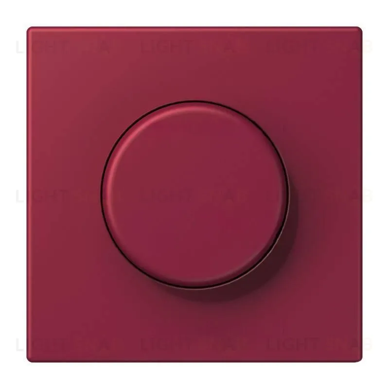 Светорегулятор поворотно-нажимной 100-1000 Вт. Jung Le Corbusier le rubis 211GDE+LC19404320M 211GDE + LC19404320M