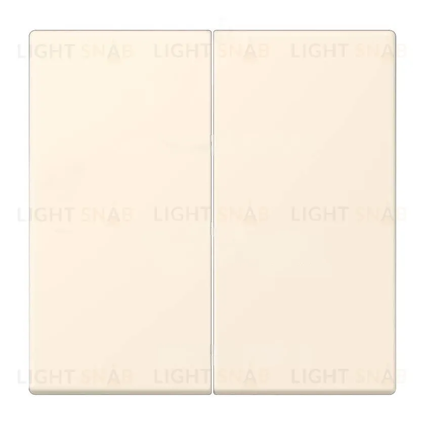 Кнопочный переключатель 2 клавишный Jung LS 990 Les Couleurs Le Corbusier blank ivoire 509TU+LC9954320B 509TU + LC9954320B