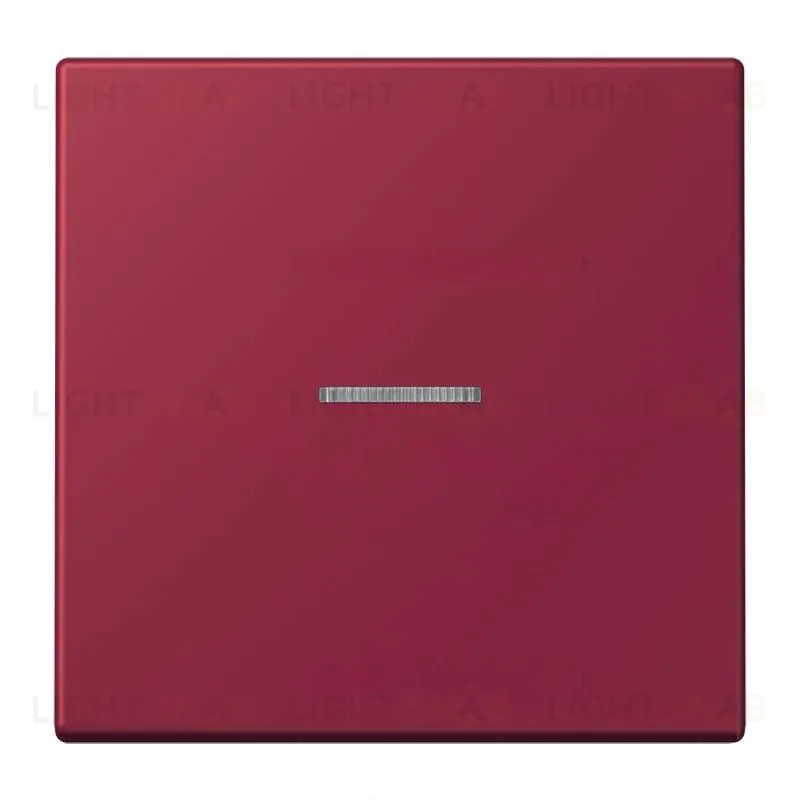 Выключатель перекрестный 1 клавишный с подсветкой Jung LS 990 Les Couleurs Le Corbusier le rubis 507u+90+LC990KO54320M 507u + 90 + LC990KO54320M