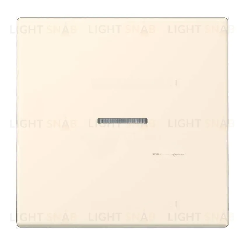 Выключатель перекрестный 1 клавишный с подсветкой Jung LS 990 Les Couleurs Le Corbusier blank ivoire 507u+90+LC990KO54320B 507u + 90 + LC990KO54320B