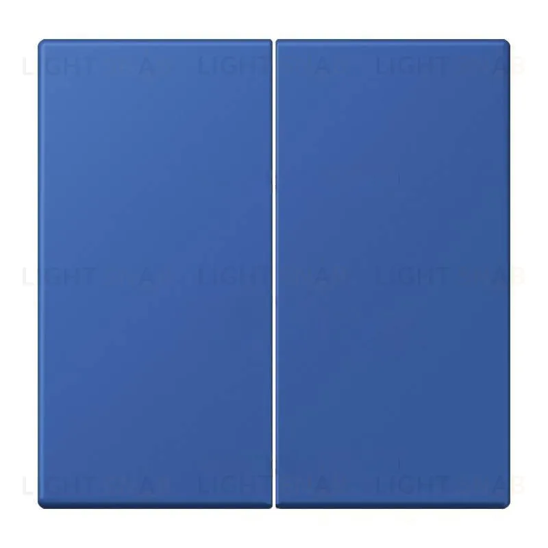 Переключатель 2 клавишный Jung LS 990 Les Couleurs Le Corbusier bleu outremer 59 509u+LC9954320K 509u + LC9954320K