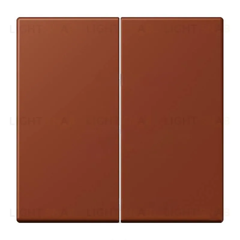 Выключатель 2 клавишный Jung LS 990 Les Couleurs Le Corbusier terre sienne brulee 59 505u+LC9954320D 505u + LC9954320D