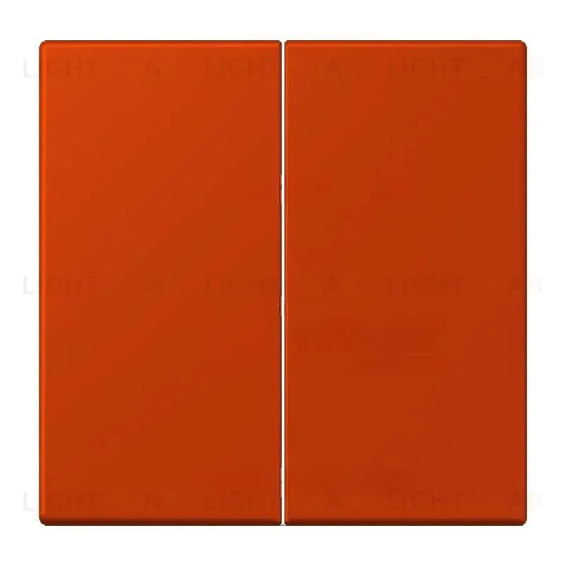 Переключатель 2 клавишный Jung LS 990 Les Couleurs Le Corbusier rouge vermillon 59 509u+LC9954320A 509u + LC9954320A