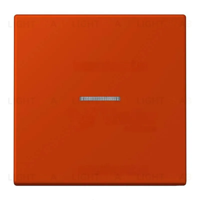 Переключатель 1 клавишный с подсветкой Jung LS 990 Les Couleurs Le Corbusier rouge vermillon 59 506u+90+LC990KO54320A 506u + 90 + LC990KO54320A