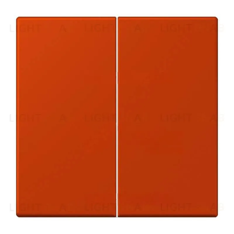 Кнопочный выключатель 2 клавишный Jung LS 990 Les Couleurs Le Corbusier rouge vermillon 59 505TU+LC9954320A 505TU + LC9954320A
