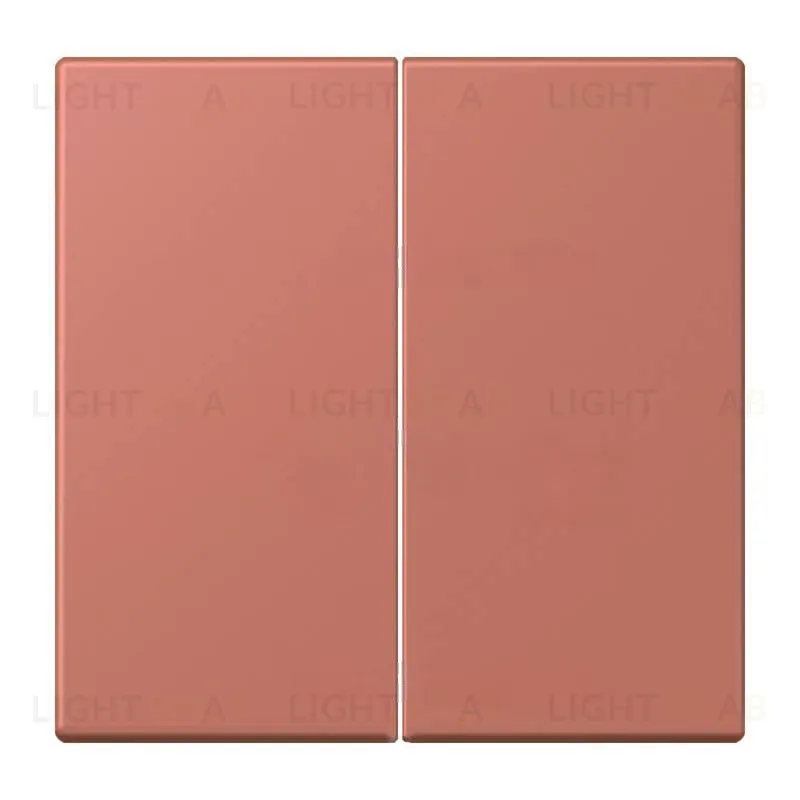 Кнопочный выключатель 2 клавишный Jung LS 990 Les Couleurs Le Corbusier terre sienne brique 505TU+LC99532121 505TU + LC99532121