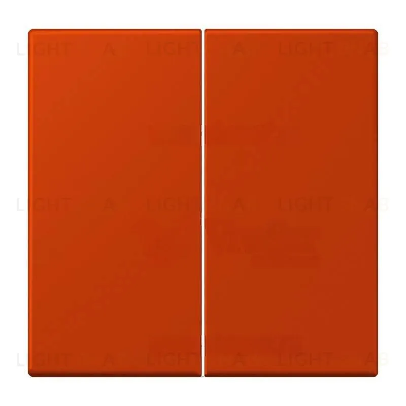 Кнопочный переключатель 2 клавишный Jung LS 990 Les Couleurs Le Corbusier rouge vermillon 59 509TU+LC9954320A 509TU + LC9954320A
