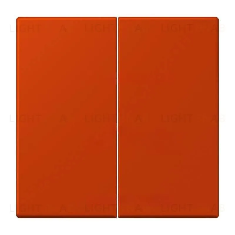 Выключатель 2 клавишный Jung LS 990 Les Couleurs Le Corbusier rouge vermillon 59 505u+LC9954320A 505u + LC9954320A